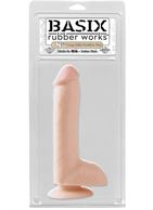 Телесный фаллоимитатор на присоске 8 Dong with Suction Cup - 21,6 см.