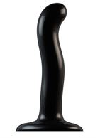 Черный фаллоимитатор-насадка Strap-On-Me P&G Spot Dildo - size S (16,4 см)