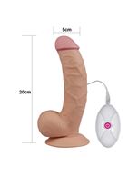 Телесный вибратор реалистик Ultra Soft Dude 8.5 (20 см)