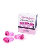 Набор из трех виброколец Pleasure Rings Pink