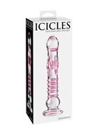 Стеклянный фаллоимитатор ICICLES №6 (21,6 см)