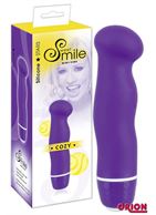 Фиолетовый вибратор Smile Mini Cozy - 13 см.