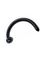 Черный анальный стимулятор-гигант Hosed Ribbed Anal Snake Dildo (50,8 см)