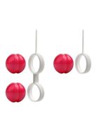 Красные вагинальные шарики Z Beads-Ruby в силиконовых корпусах