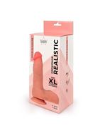 Телесный фаллоимитатор на присоске Erowoman Realistic