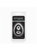 Эрекционное кольцо с двумя отверстиями Renegade Romeo Soft Ring