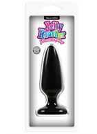 Средняя черная анальная пробка Jelly Rancher Pleasure Plug Medium - 12,7 см.