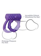 Эрекционное кольцо на пенис и мошонку Vibrating Prolong Performance Ring