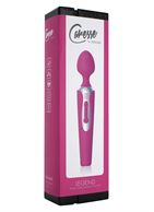 Розовый вибростимулятор LEGEND MASSAGER - 20 см.