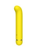 Желтый перезаряжаемый вибратор Flamie (18,5 см)