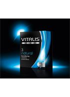 Классические презервативы VITALIS premium №3 Natural (3 шт)