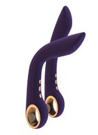 Фиолетовый вибратор Ombra - 21,5 см.