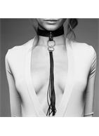 Коричневый ошейник с кистями Tassel Choker