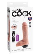 Фаллоимитатор с эффектом семяизвержения Squirting Cock with Balls (20,3 см)