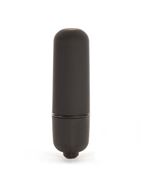 Черная вибропуля X-Basic Bullet Mini 10 speeds (5,9 см)