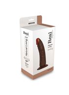 Коричневый фаллоимитатор REALISTIC DILDO REAL RAPTURE (20,5 см)