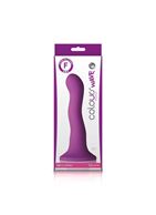 Фиолетовый изогнутый фаллоимитатор Colours Wave - 6" Dildo (19 см)