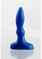 Синий анальный стимулятор Beginners p-spot massager - 11 см.