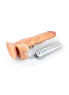 Телесный вибратор реалистик Enduro Blaster с присоской (21,5 см)
