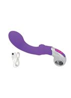 Фиолетовый вибратор Embrace G-wand - 14 см.