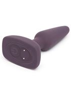 Фиолетовая вибровтулка Feel So Alive Rechargeable Vibrating Pleasure Plug (14 см)