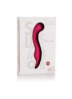 Красный перезаряжаемый вибромассажер Silhouette S12 для g-стимуляции