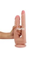 Двойной фаллоимитатор Skinlike Double Penetration Soft Cock (25 см)