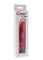 Розовый миниатюрный вибратор Crystalclear Pinki Ladyfinger (13 см)