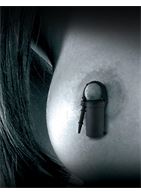 Чёрные виброзажимы на соски VIBRATING SILICONE NIPPLE TEAZERS