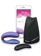 Фиолетовый вибратор для пар We-Vibe - Sync Cosmic