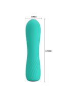 Мятный мини-вибратор Elfin (11,9 см)