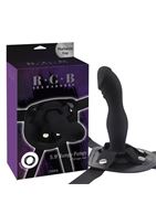 Черный страпон Rumpy-pumpy Strap-On (15 см)
