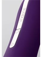 Фиолетовый жезловый вибромассажер Nalone Rockit - 19,2 см.