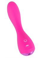 Розовый силиконовый вибратор G-Punkt-Vibrator (16,7 см)