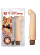 Телесный вибратор для G-точки Buzzer - 16 см.