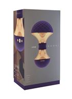 Фиолетовый вибромассажёр Enoki - 12,5 см.