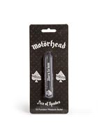 Чёрная вибропуля с надписью Motorhead Ace of Spades 10 Function Bullet Vibrator