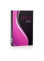 Перезаряжаемый вибратор со стимулятором клитора Envy 7 - 18,5 см.