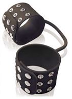 Черные наручники из силикона Fetish Fantasy Elite Silicone Cuffs