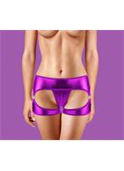 Фиолетовые трусики с вибрацией Exotic Vibrating Panty