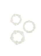 Набор из 3 прозрачных эрекционных колец различного диаметра Island Rings