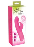 Розовый вибратор кролик Rechargeable G-Spot Vibe (23,5 см)