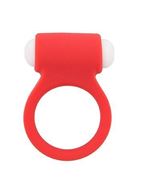 Красное эрекционное виброкольцо LIT-UP SILICONE STIMU RING 3 RED