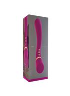 Розовый вибратор Cleo - 27 см.