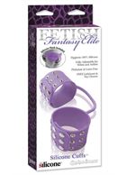 Сиреневые наручники из силикона Fetish Fantasy Elite Silicone Cuffs