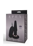 Чёрная анальная вибропробка APEX BUTT PLUG SMALL (14 см)