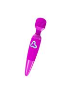 Лиловый вибромассажер Flirtatious Wand - 25 см.
