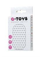 Белый карманный мастурбатор A-Toys Pocket - Dotty