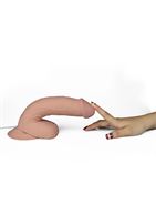Телесный вибратор реалистик Ultra Soft Dude 8.8 (20 см)