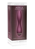 Фиолетовый вибромассажер Intro 4 Purple - 18 см.